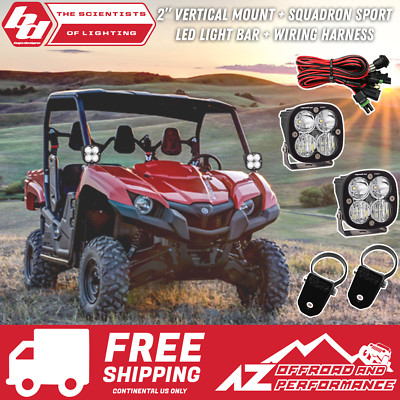 BAJA DESIGNS Squadron Sport 2'' Vertical Light Kit For Yamaha Viking