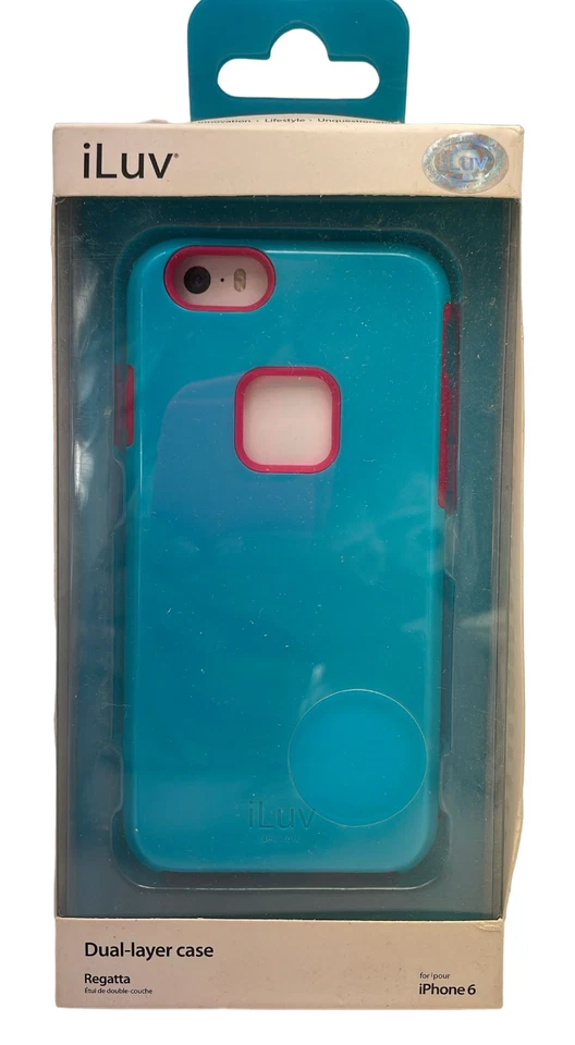 iLuv Dual-Layer Regatta Case for iPhone 6, Teal - Image 2 of 4