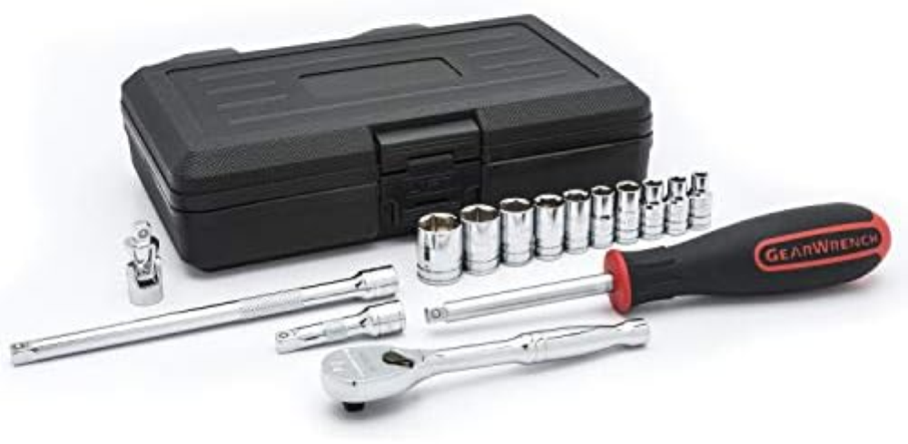 GearWrench 80650 80650 1/4 pollici Set di Strumenti Meccanici SAE Standard a 6 P