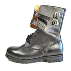 Genuine Yugoslavian Military M77 Leather Boots Double Buckle Infantry size 42