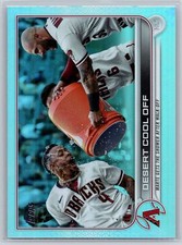 2022 Topps Update #US221 Desert Cool Off Rainbow Foil