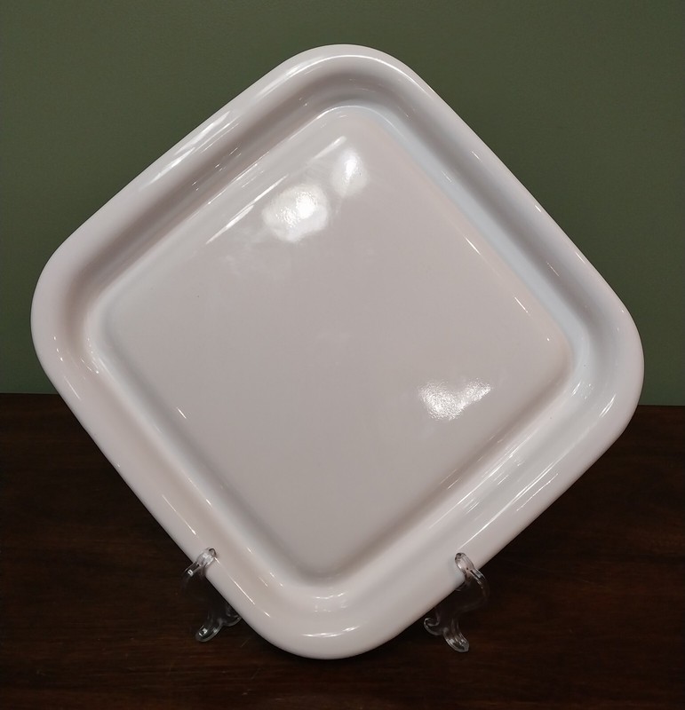 Corningware White 11.5"x12" Microwave Browner Grill Plate #MW-2
