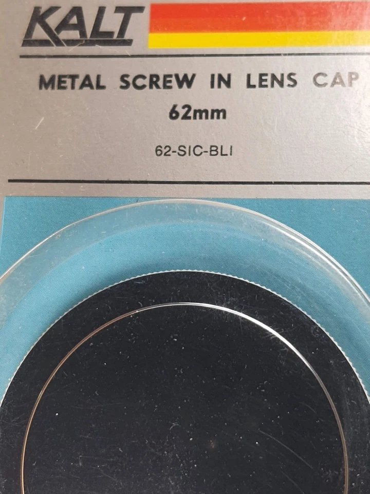 62mm Metal Front Lens Cap Screw-in 62 mm High Quality E62 Rare Japan made Kalt - Image 3 of 3