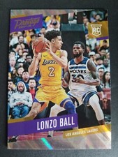 Lonzo Ball ROOKIE Mist Parallel Prestige 2017 2018 Lakers Pelicans RC