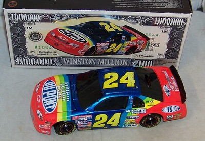1:24 ACTION 1997 #24 DUPONT MILLION DOLLAR DATE WINSTON MILLION JEFF GORDON READ