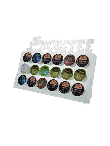Clear 18 K Cup Dispenser Coffee Keurig 
