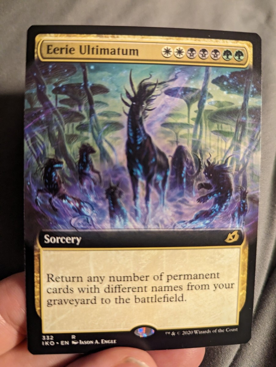 eerie mtg cards Altered Art