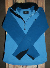 HAGLOFS POLARTEC BLUE FLEECE SWEATSHIRT WOMENS SIZE EU 38 JP 11