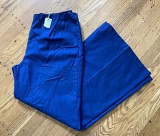 1960s Womens Wide Leg /flare Bottom Back Zip Pants,size 11/12.talon Zip.