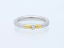 Spann Diamant Ring 950 Platin 900 Gold 21 Karat Wert: 2.900 EUR Top Preis