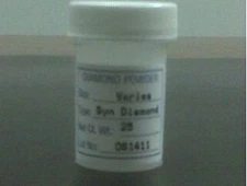 Lapidary Diamond Powder 25ct vial micron grit polish mono cyrstalline