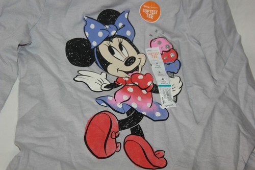 NUEVA CON ETIQUETAS CAMISA DISNEY MINNIE MOUSE Niña Navidad Navidad Mangas Largas Fiesta 8 - Imagen 3 de 7