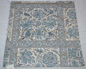 Pottery Barn Karlie Block Print Pillow Cover 24 Square New Blue