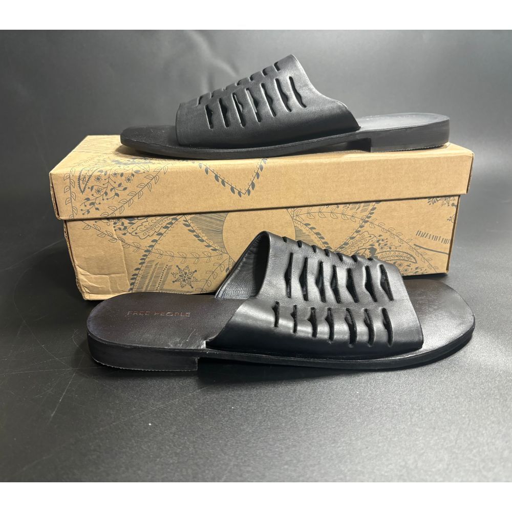 APL Free People sandalo nero nuovo con scatola taglia 9