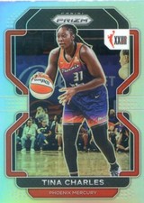 2022 Panini Prizm WNBA TINA CHARLES #159 W25 SILVER PRIZM MERCURY DREAM
