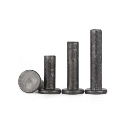 M2 M2.5 M3 M4 Iron Flat Head Rivet Solid Knocking Rivets GB109 Natural ...