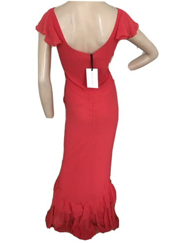 KATE MOSS TOPSHOP RARE RED BALL GOWN PARTY MAXI DRESS UK 16 EU 44 LARGE BNWT - Picture 10 of 12