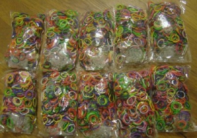 *NEW* WHOLESALE 6000 LOOM RUBBER BANDS REFILL RAINBOW COLOR WITH 240 S-CLIPS