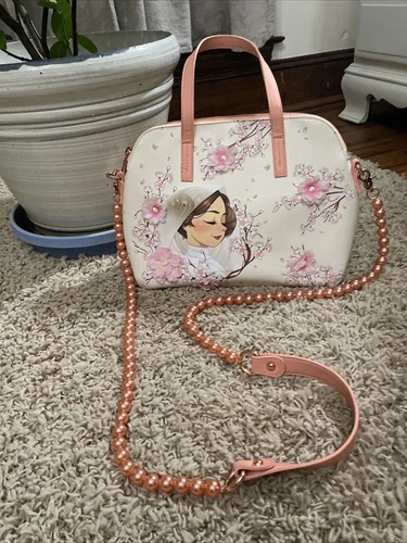 Loungefly Star Wars Princess Leia Floral Handbag/Purse - EUC