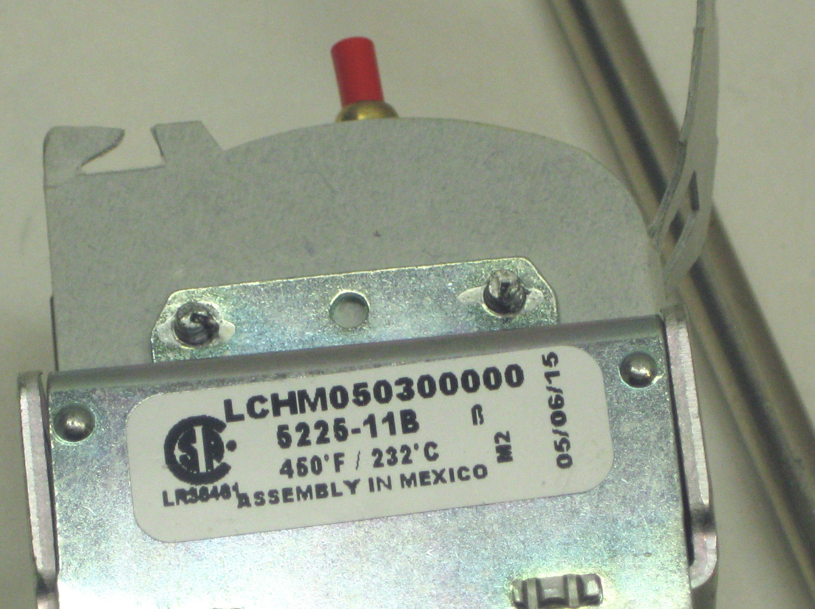 5225-112 Robertshaw LCHM050300000 Fryer Oven Limit Thermostat 48-1006 PP10084