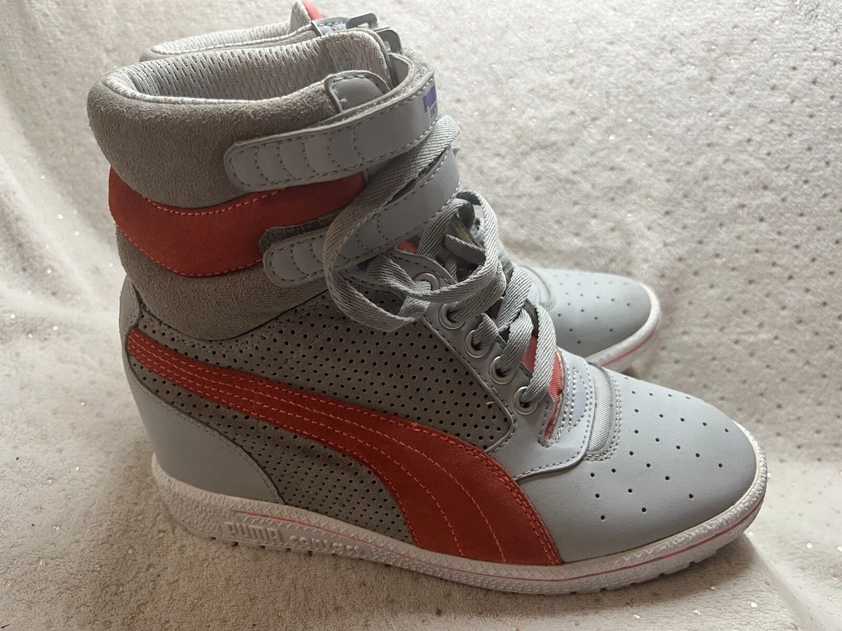 Puma sky sales wedge sneakers