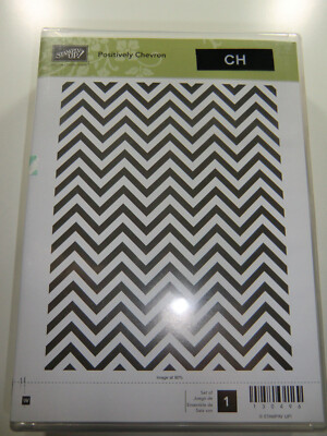 Stempelset Positively Chevron - Stampin' Up! - 1 Holzstempel - Hintergrund
