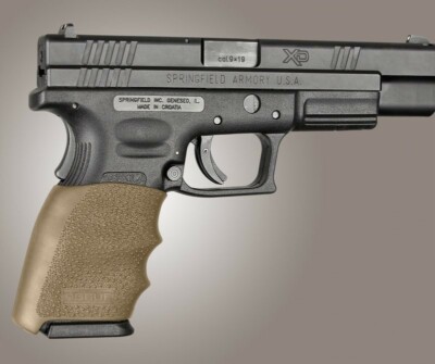 Hogue 17303 Hybrid Springfield XD9 (9mm / .40) Grip Sleeve- FDE