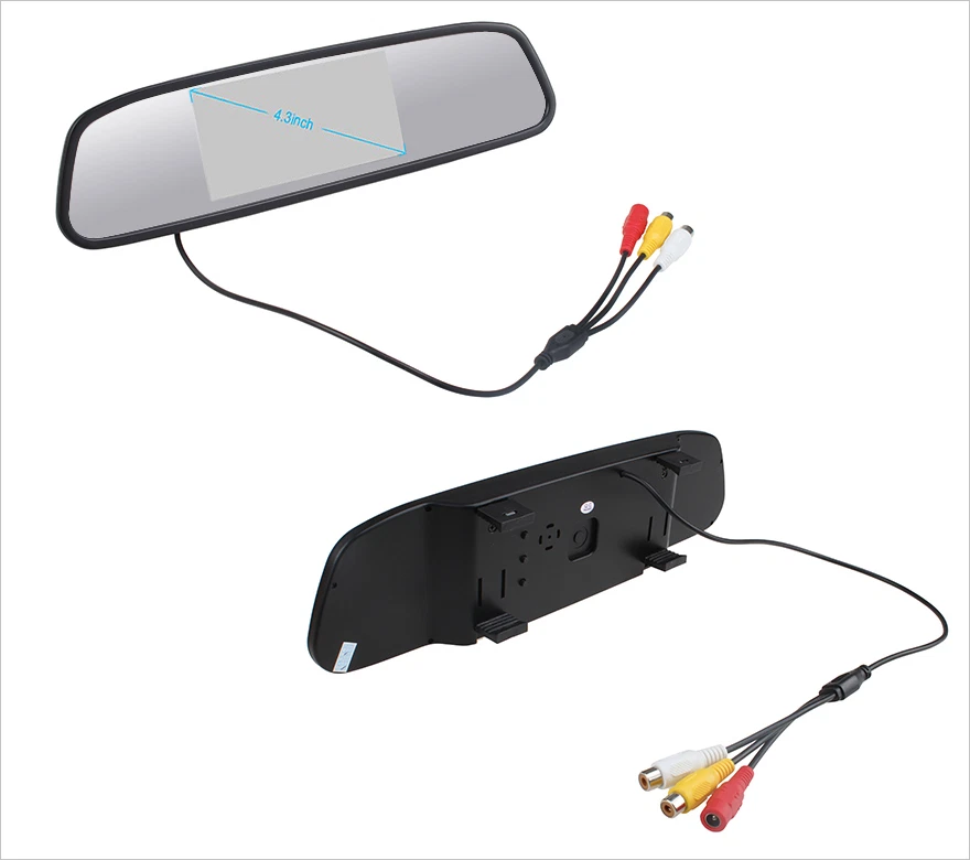 4.3"Car Rear View Mirror Monitor Reversing Camera For Honda Accord Civic Odyssey - Image 4 of 4