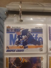 1991-92 Upper Deck Daniel Marois Maple Leafs Auto Autographed Signed Card