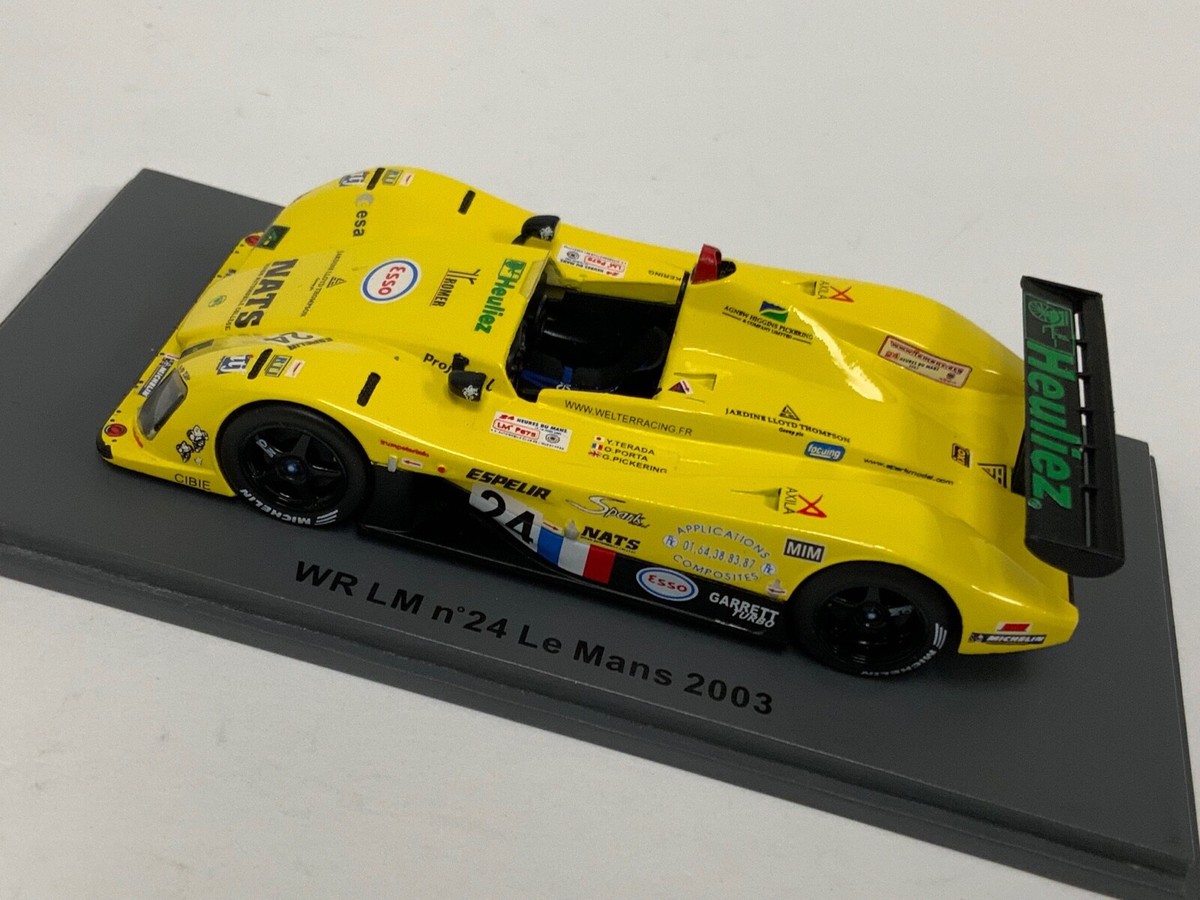 1/43 Spark WR LM from 2003 24 Hours of Le Mans car #24 SCWR14