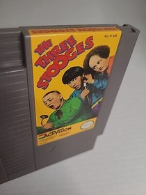 The Three Stooges NES Nintendo Entertainment System, 1989 - Tested