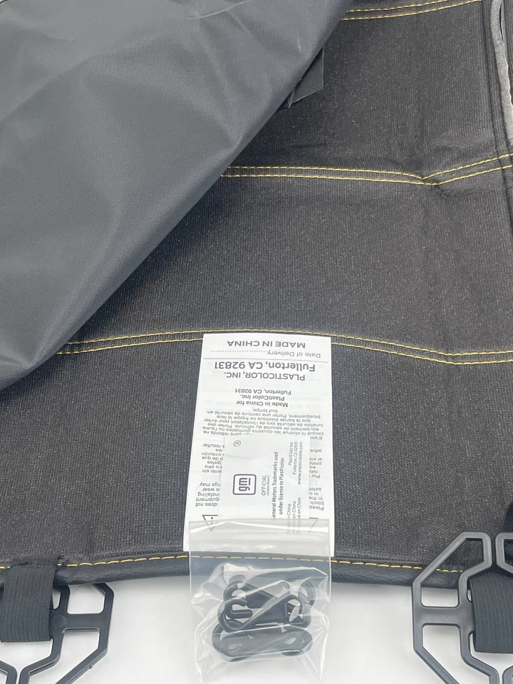 Chevy Licensed Black Leatherette Seat Cover Silverado Coloardo Tahoe Suburban - Изображение 2 из 4