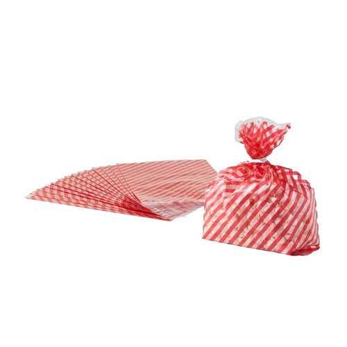 Lot De 100 Sacs à Bonbons Blancs Snowflake - Lot De 100