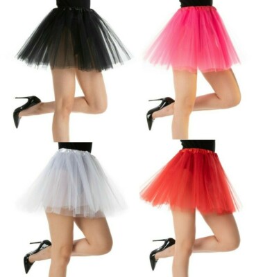 ladies tutu fancy dress Skirt 3 Layers Petticoat Costume Ballet Skirt Hen Party tutu costume ideas for adults