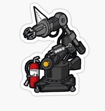 Civil War Endgame robot Iron Man MARVEL shield Sticker decal car laptop cute