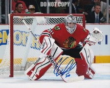 Corey Crawford Signed 8X10 Photo Autograph Chicago Blackhawks