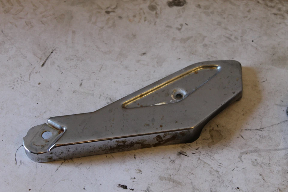 1982-1983 Yamaha Seca xs400r 400 pinos silenciador tampa de escape lado esquerdo e direito - Imagem 2 de 4