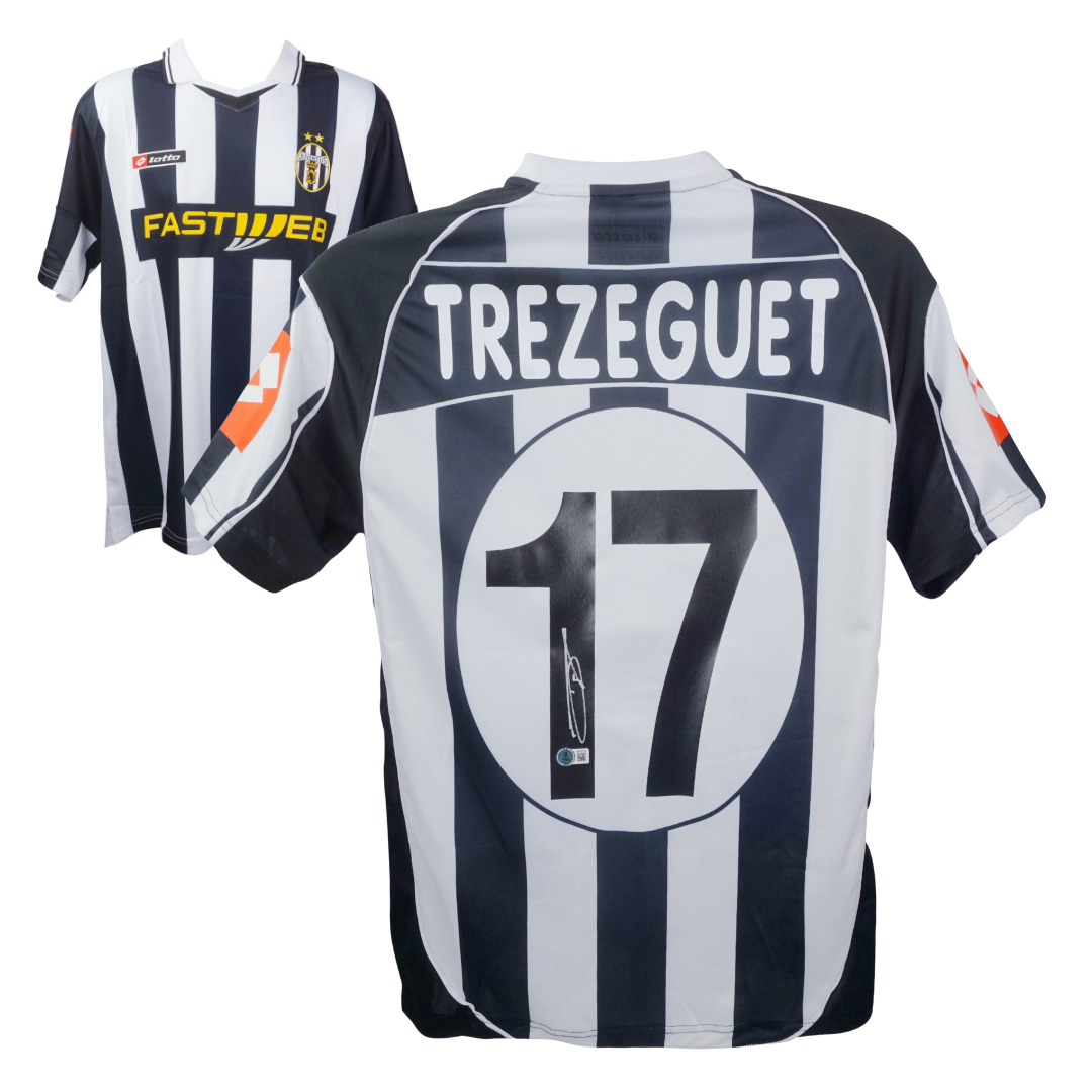 MVPsミステリーBOXJuventus Trezeguet 17 直筆サイン David Trezeguet Signed Juventus FC Soccer Jersey #17 with Beckett