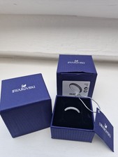 Swarovski Dextera Stone Eternity Crystal  Ring Size 50 Blue RRP £85.00 BNIB 💕🎄