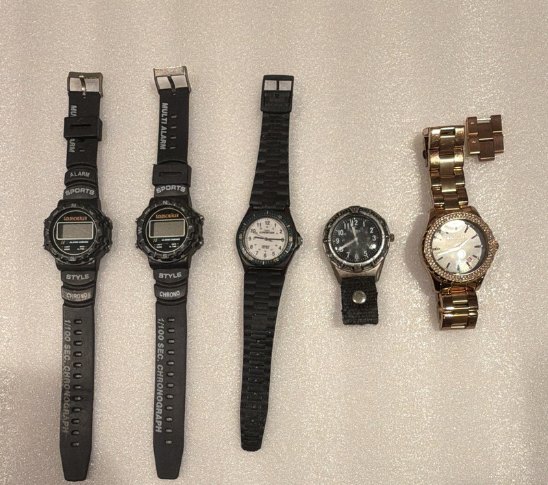 Goldschläger, Timex, Michael Kors MK-5413, Rocky Sordo Watch Lot
