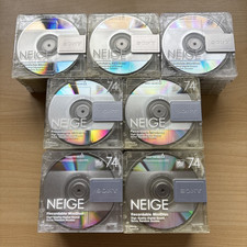 Used SONY MD 74 NEIGE MD MiniDisc lot of 70 260624