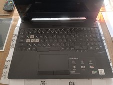 Asus TUF F15 case, keyboard, touchpad, display lid without LCD, audio included
