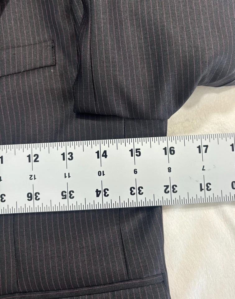 Chicos Negro Rosa Akademiks Doble Botonadura Blazer Chaqueta Traje Deportivo Abrigo 8 Foto 3 de 4