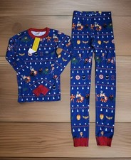 NWT HANNA ANDERSSON x Marvel Avengers 2 pc Pajama Set Fair Isle Pattern Size 12