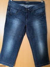Capri Jeans Hose Bermuda Esprit W31 blau