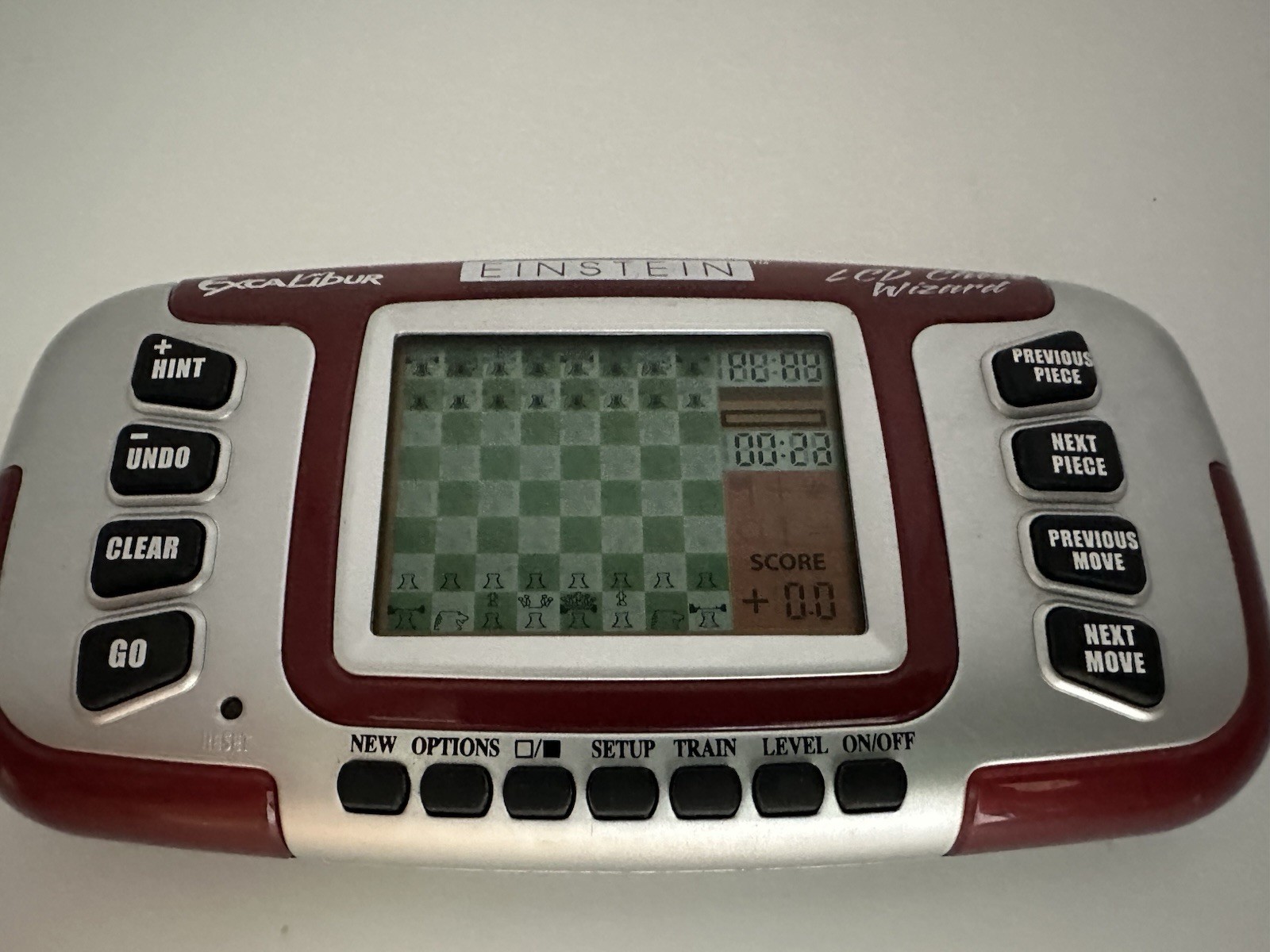 Einstein LCD Chess Wizard Excalibur Handheld Electronic Game Tester Working