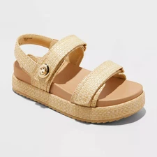 Women's Tanner Platform Double Band Sandals - A New Day