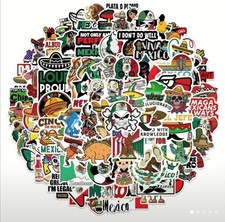 20 PCS Mini Latin Mexican Pride Latino Mexico Culture Food Stickers BRAND NEW