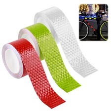 3Rolls Reflective Tape Outdoor Waterproof Reflective Warning Tape Night Safety