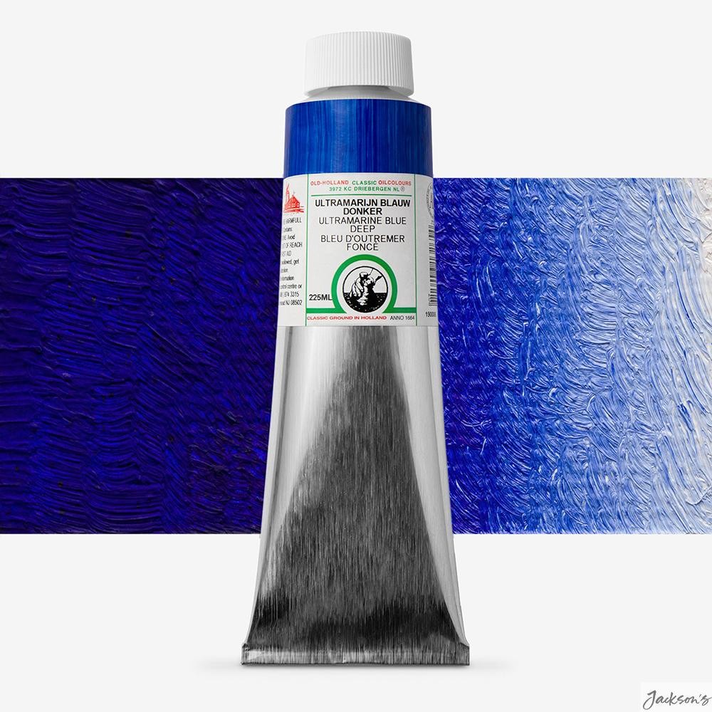 Old Holland Classic Oil Paint Synthetic Ultramarine Blue Deep 225ml Artist Co...